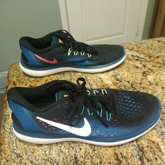 Nike Women Shoe Flex 2017 Run Size 8.5M Athletic Running Sneaker Pre Owned - Picture 5 of 12